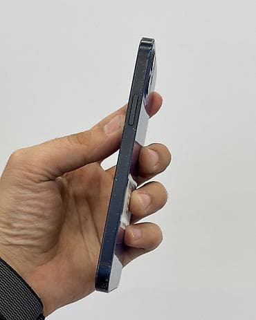 iphone 11 pro max: IPhone 12, Б/у, 64 ГБ, Синий, Защитное стекло, Чехол, В рассрочку, 82 % — 5