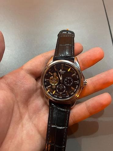 Аксессуары: Часы Tissot с автоподзаводом, классический стиль - Корпус из — 1