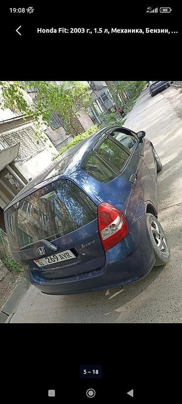 автомобильный сайт киргизии: Honda Jazz: 2003 г., 1.4 л, Механика, Бензин, Хэтчбэк — 4