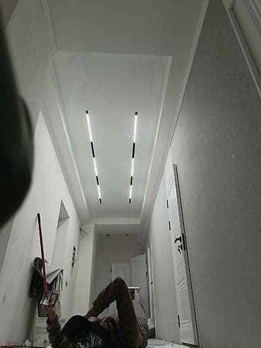 Сантехнические работы: Натяжной потолок Матовое Монтаж — 7