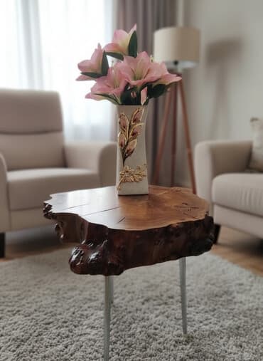 кухонный гарнитур в рассрочку бишкек: Журнальный столик из цельного массива среза капового дерева. - — 1