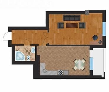 diamond city: 2 комнаты, 54 м², Элитка, 11 этаж, Евроремонт — 8