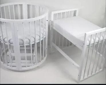 7в1: Детская кровать трансформер, Другой тип, цвет - Белый — 4