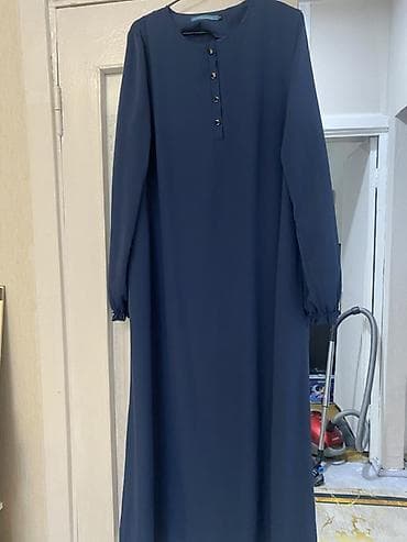 платье итальянское: Платья свободного кроя, однотонные. - Фасон: прямой силуэт, длинные — 2