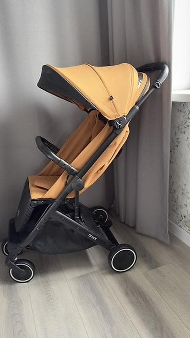 Коляски: Прогулочная коляска Anex Air-X (цвет: горчичный/чёрный) - Лёгкая и — 5