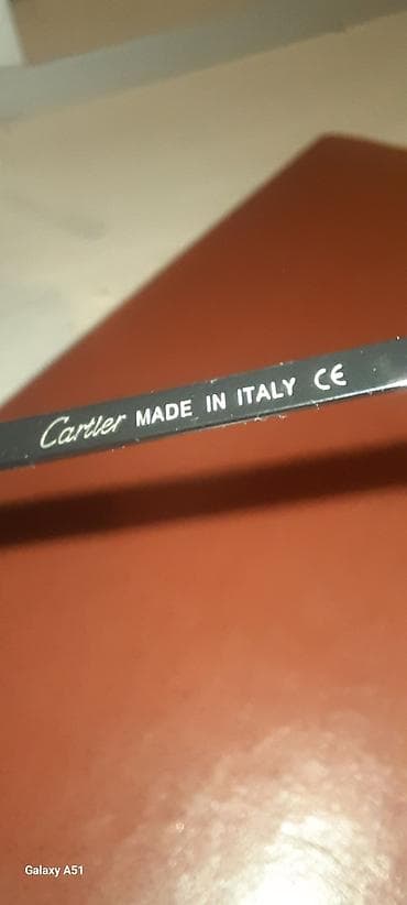 солнцезащитные очки женские: Очки Cartier безободковые - Бренд: Cartier (гравировка на дужке и — 3