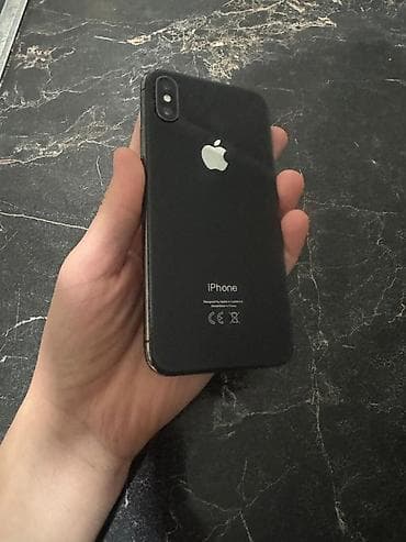 iphone hr: IPhone X, Б/у, 64 ГБ, Space Gray, Защитное стекло, 70 % — 4