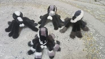 пушистая: Брелоки и подвески из натурального меха - Ассортимент: пушистые — 3