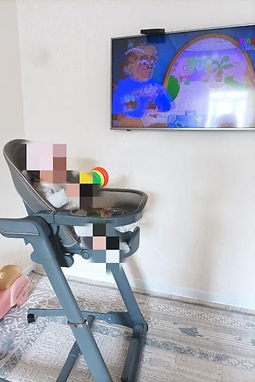 chicco echo: Стульчик для кормления, Другой бренд, Трансформер, цвет - Серый — 1