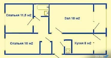 Продажа квартир: 3 комнаты, 62 м², 105 серия, 3 этаж, Старый ремонт — 9