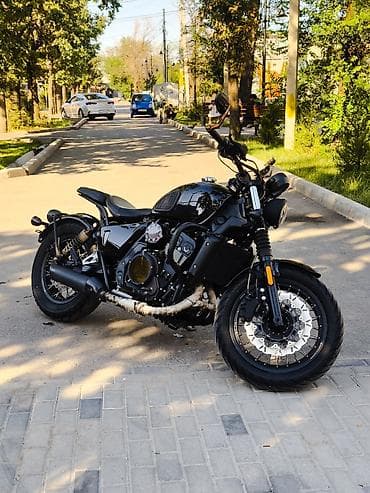делать мотор: Чоппер CFMoto, 700 куб. см, Бензин, Взрослый, Б/у, В рассрочку — 7