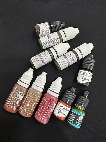 Набор пигментов для перманентного макияжа/микропигментации. Состав at lalafo.kg Набор пигментов для перманентного макияжа/микропигментации. Состав