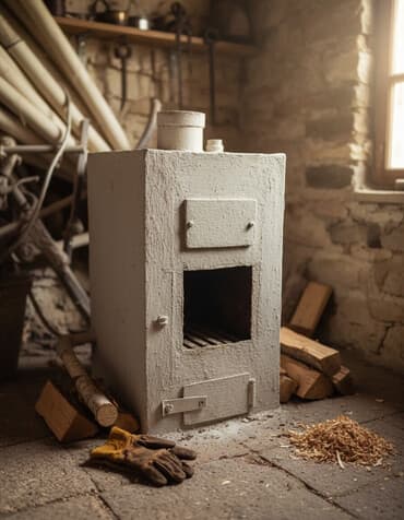 авто пропан: Металлическая твердотопливная кател с водяным контуром — 1