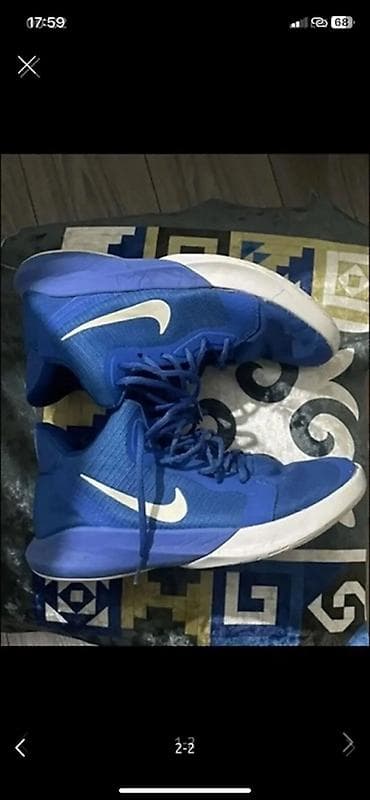 Мужские кроссовки, 42.5, 43, Nike, Б/у, цвет - Синий, Самовывоз, Платная доставка