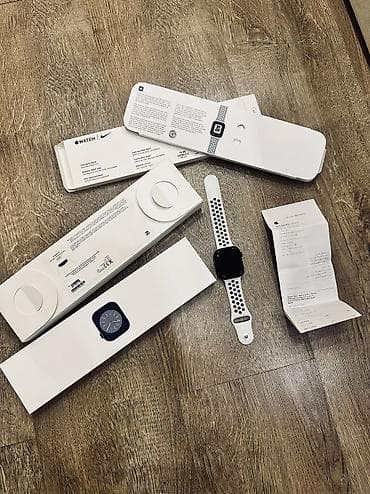 Apple Watch Series 8 45mm Midnight Aluminium GPS Nike Состояние at lalafo.kg Apple Watch Series 8 45mm Midnight Aluminium GPS Nike Состояние