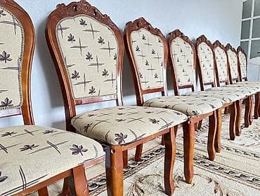 dinner table: Стул, стулья в хорошем состояние Набор из 10 обеденных стульев в — 3