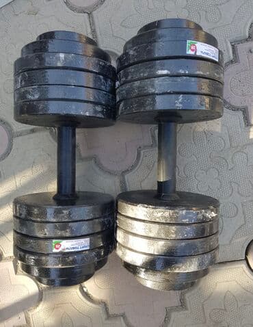 пружинные гантели сандова: Гантели разборные 28+28 кг Новые — 1