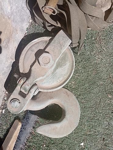 зеркало под заказ: Крановый блок с крюком (однороликовый полиспаст) - Тяжёлый стальной — 1