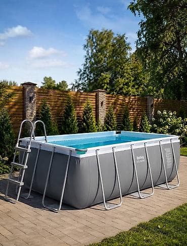 Бассейны: Каркасный бассейн Bestway Power Steel Размеры чаши: 404 × 201 × 100 — 7