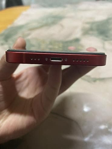 Apple iPhone: IPhone 13, Б/у, 256 ГБ, Красный, Чехол, Коробка, 76 % — 5