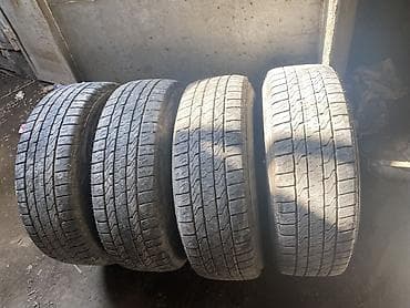 авто диска: Колеса в сборе 265 / 70 / R 17, Лето, Б/у, Комплект, Внедорожные (АТ/МТ), Железные, отверстий - 6 — 8