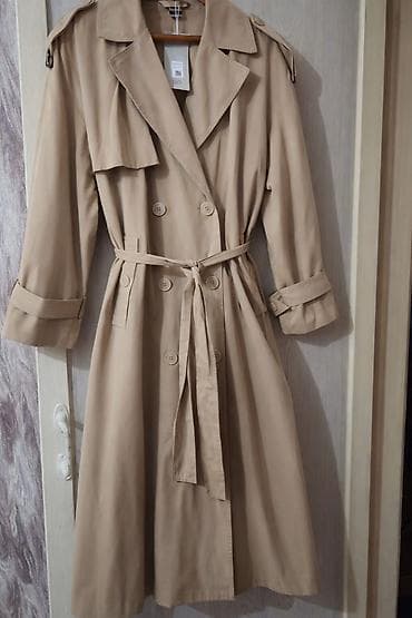 Другая женская одежда: Плащ, Тренчкот, Двубортная модель, M, L — 1