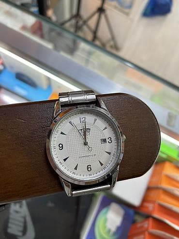 сааттар: Классикалык сааттар саат, Tissot, Күмүш, Швейцария, Эркектердики, Колдонулган — 1
