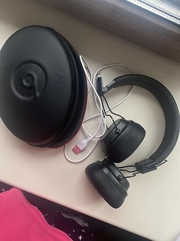 power beats: Наушники Marshall Major IV черные наушники и чехол в подарок — 1