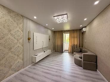 3: 2 комнаты, 44 м², Кок-Жар мкр 104 серия, 3 этаж, Евроремонт — 1