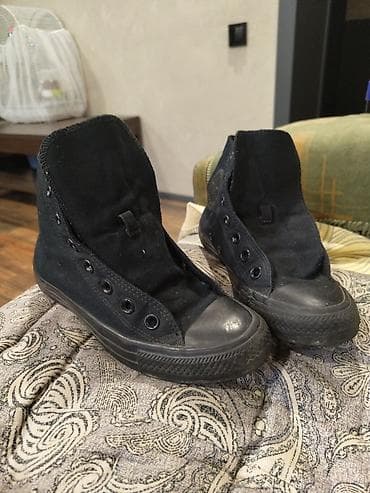 конверсы обувь: Мужские кроссовки, 37, Converse, Б/у, цвет - Черный — 1