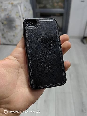 macbook air a1237: IPhone 4, Б/у, < 16 ГБ, Черный, Чехол, 100 % — 2