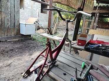 Велосипеды: Рама и вилка для BMX/дёрт в сборе с рулём Комплектация по фото: - — 2