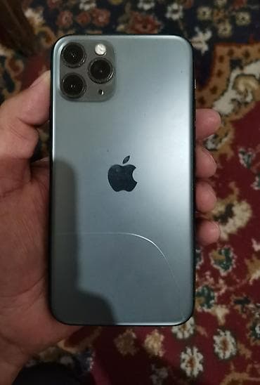 IPhone 11 Pro, Б/у, 256 ГБ, Зеленый, 100 %