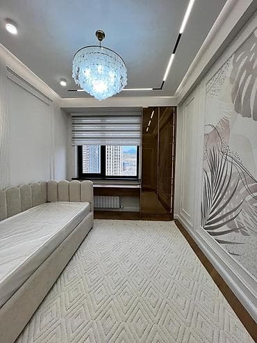 Недвижимость: 3 комнаты, 96 м², Асанбай мкр Элитка, 13 этаж, Дизайнерский ремонт — 8