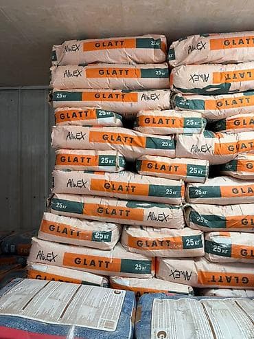 Штукатурка Alinex, Минеральная, Ручного нанесения, Для потолков at lalafo.kg Штукатурка Alinex, Минеральная, Ручного нанесения, Для потолков