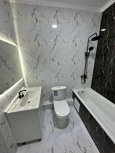 асанбай в рассрочку: 3 комнаты, 100 м², Элитка, 13 этаж, Евроремонт — 5