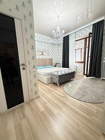 Недвижимость: 3 комнаты, 118 м², Асанбай мкр Элитка, 8 этаж, Евроремонт — 6