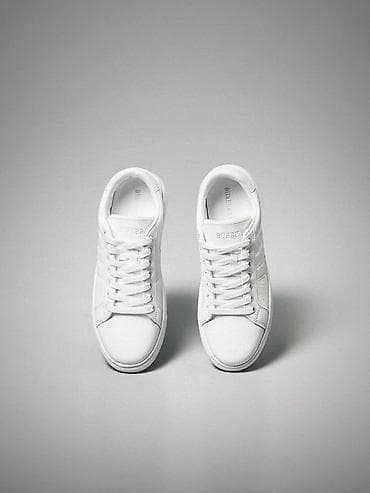 белые кеды мужские: Кроссовки унисекс, цвет белый, низкий силуэт. - Верх: гладкий — 1