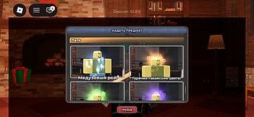 Видеоигры и приставки: Игровые косметические предметы для Roblox (скриншоты из меню «Надеть — 5