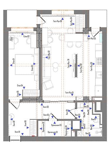 продам под выкуп: 2 комнаты, 80 м², Дордой Плаза ТРЦ Элитка, 7 этаж, Евроремонт — 10