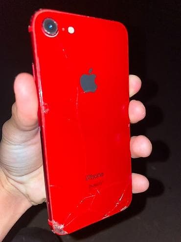 13 iphone pro max: IPhone 8, Б/у, Красный, 100 % — 3