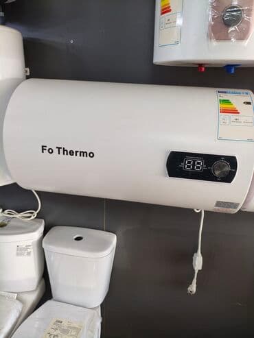 водонагреватель горизонтальный: Топтолмо суу жылыткыч Бактын көлөмү: 80 л, Эмалданган болот, Жаңы — 1