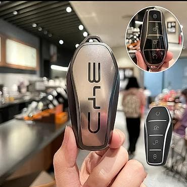 Аксессуары и тюнинг: Чехлы Экокожа, цвет - Серый, BYD — 5