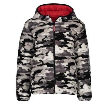 военный дождавик: Детская - Подростковая куртка Weatherproof | Crimson & Black Color — 4