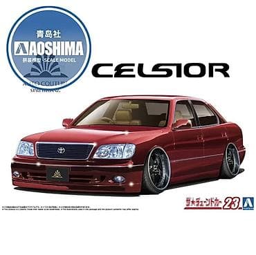 сборные модели: Пластиковая сборная модель Aoshima Toyota Celsior (The Tuned Car 23) — 1