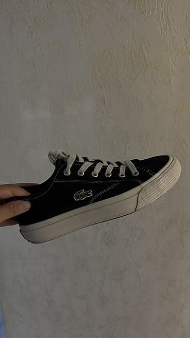кроссовки лакосте: Мужские кроссовки, 37, Lacoste, Б/у, цвет - Черный, Самовывоз — 3