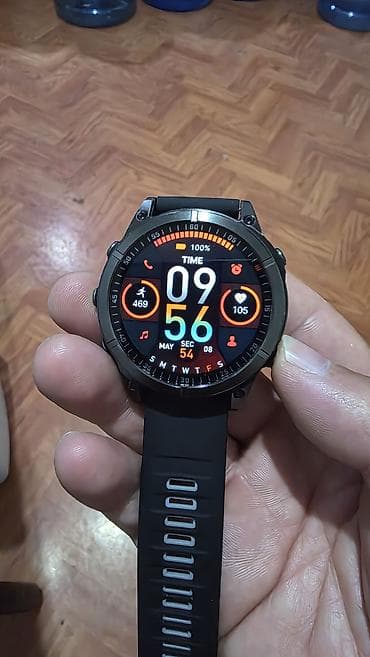 Акылдуу сааттар: Смарт-часы JS FENIX 8 - Круглый Super AMOLED-дисплей с яркими — 5