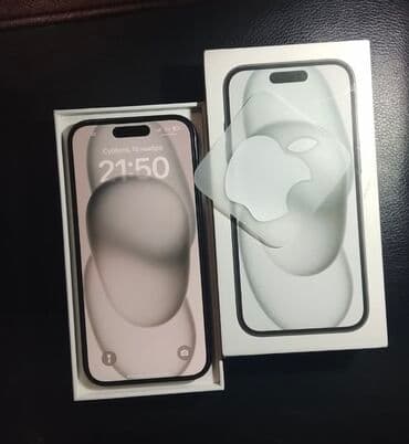 IPhone 15, 128 ГБ, Черный, Коробка, 87 %