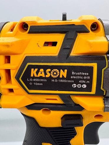 Инструменты: Аккумуляторная бесщеточная дрель-шуруповерт KASON 128VF Доставка по — 4