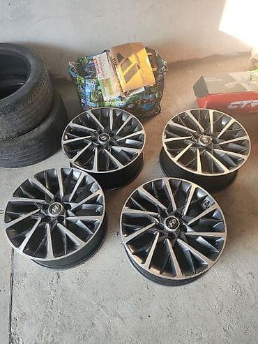 диски для сонаты: Литые Диски R 18 Hyundai, Комплект, отверстий - 5, Б/у — 5